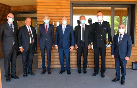 Visit of HSH Albert II of Monaco, June 11 2021, IHES