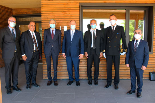 Visit of HSH Albert II of Monaco, June 11 2021, IHES